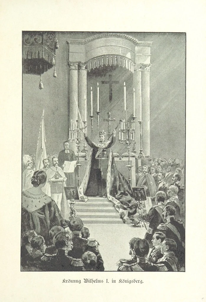 An illustration from Deutscher Kaiser-Saal. Geschichte der deutschen Kaiser in Biographien ... Mit 50 Vollbildern, etc, 1894, leaf 823