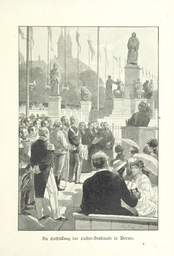 An illustration from Deutscher Kaiser-Saal. Geschichte der deutschen Kaiser in Biographien ... Mit 50 Vollbildern, etc, 1894, leaf 847