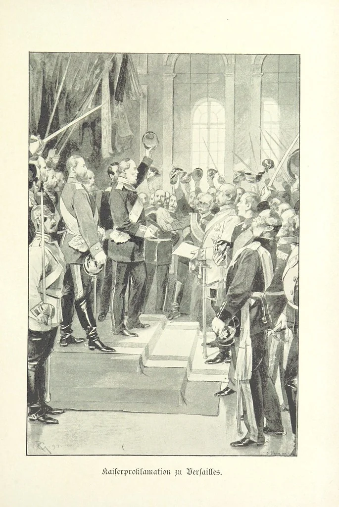 An illustration from Deutscher Kaiser-Saal. Geschichte der deutschen Kaiser in Biographien ... Mit 50 Vollbildern, etc, 1894, leaf 863