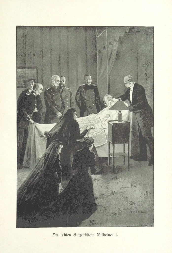 An illustration from Deutscher Kaiser-Saal. Geschichte der deutschen Kaiser in Biographien ... Mit 50 Vollbildern, etc, 1894, leaf 873