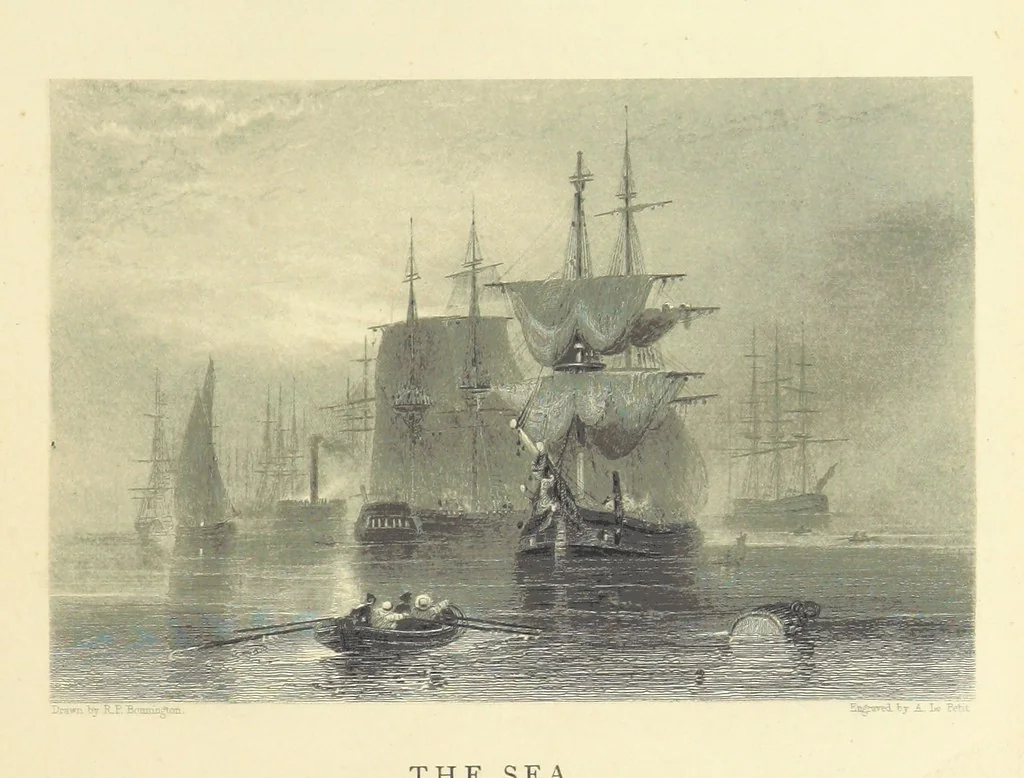 An illustration from Gems of English poetry. With illustrations by great artists, 1865, leaf 105