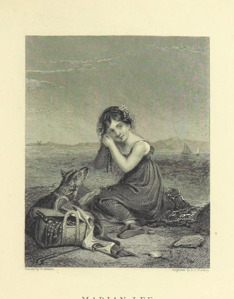An illustration from Gems of English poetry. With illustrations by great artists, 1865, leaf 143