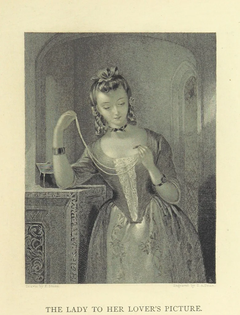 An illustration from Gems of English poetry. With illustrations by great artists, 1865, leaf 183