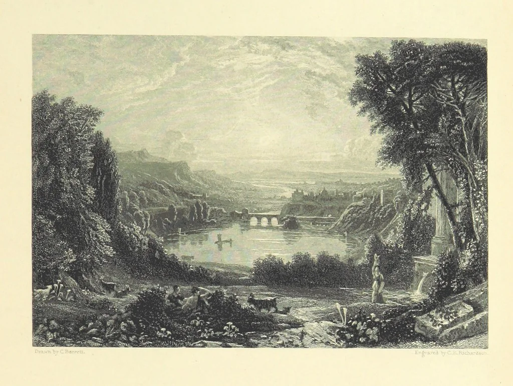 An illustration from Gems of English poetry. With illustrations by great artists, 1865, leaf 25