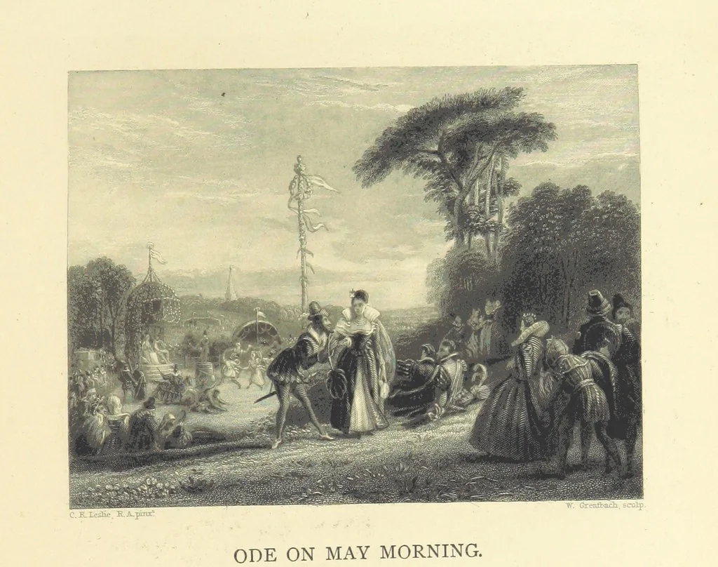 An illustration from Gems of English poetry. With illustrations by great artists, 1865, leaf 47