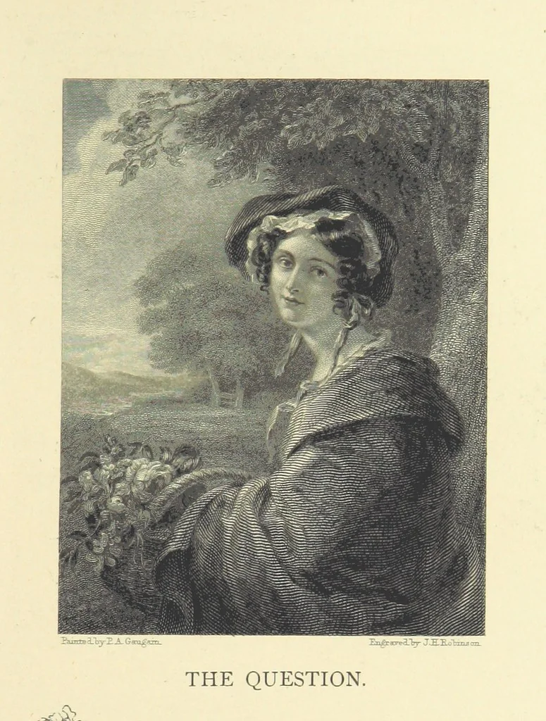 An illustration from Gems of English poetry. With illustrations by great artists, 1865, leaf 53