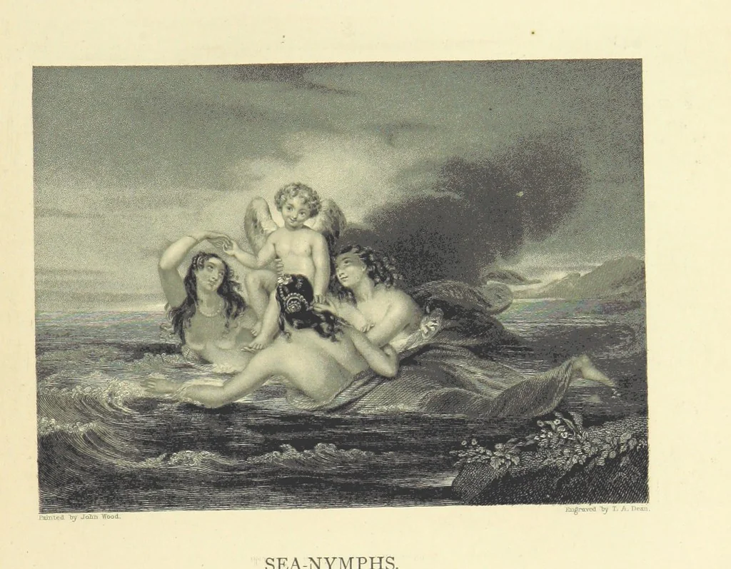 An illustration from Gems of English poetry. With illustrations by great artists, 1865, leaf 57