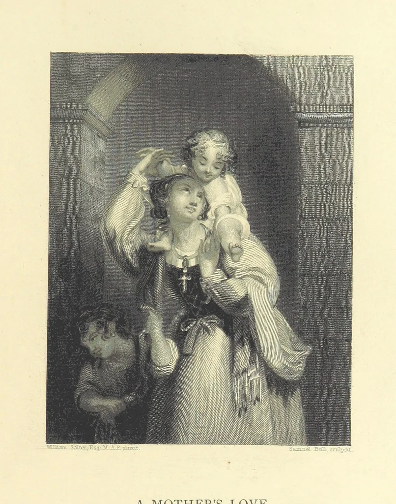 An illustration from Gems of English poetry. With illustrations by great artists, 1865, leaf 81