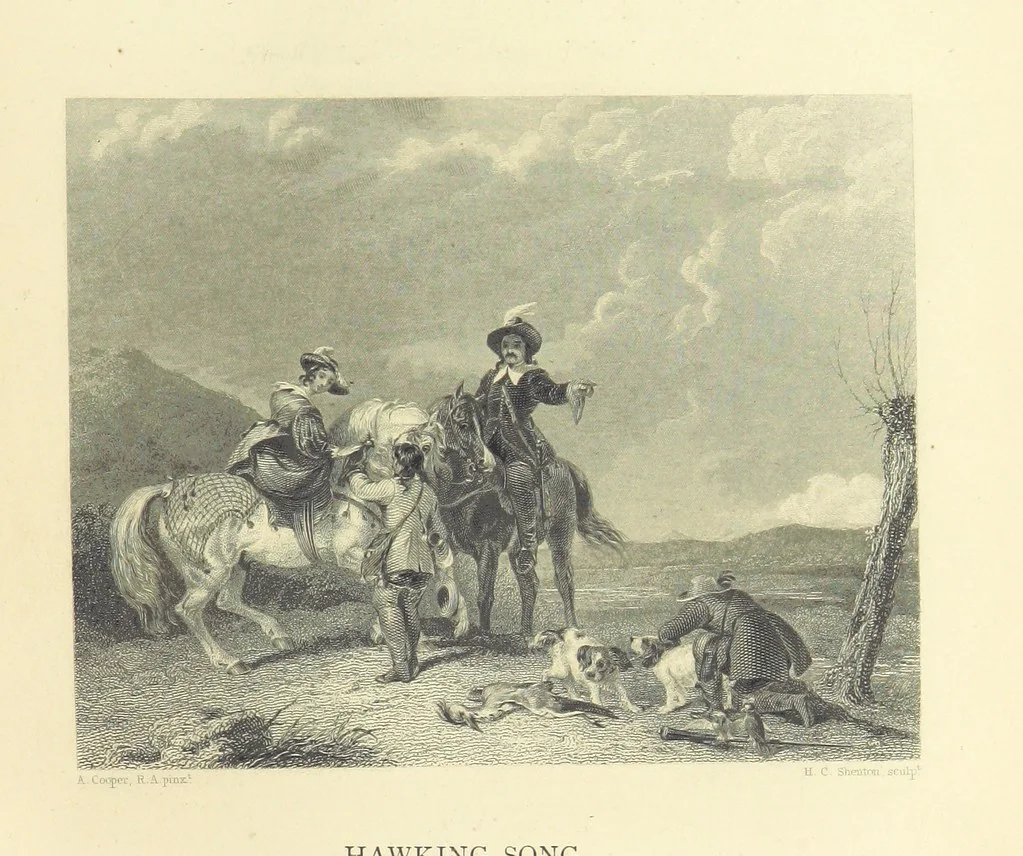 An illustration from Gems of English poetry. With illustrations by great artists, 1865, leaf 93