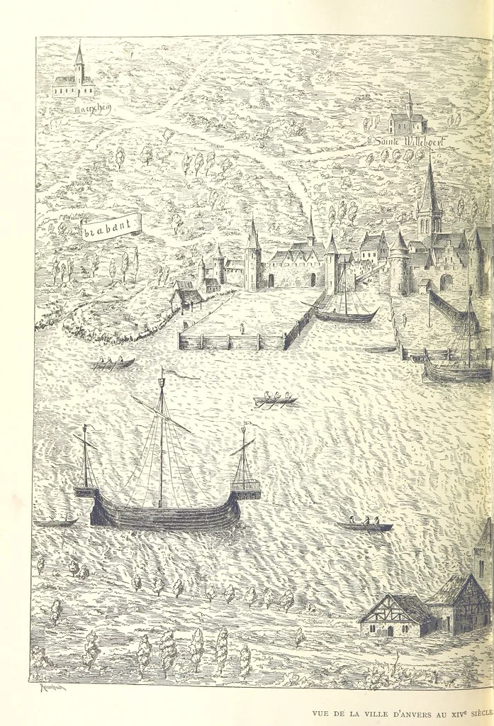 An illustration from Anvers à travers les âges, 1887, leaf 110