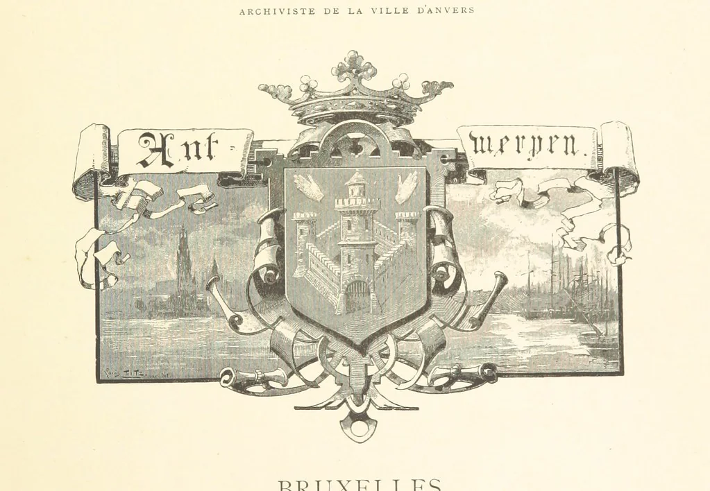 An illustration from Anvers à travers les âges, 1887, leaf 13