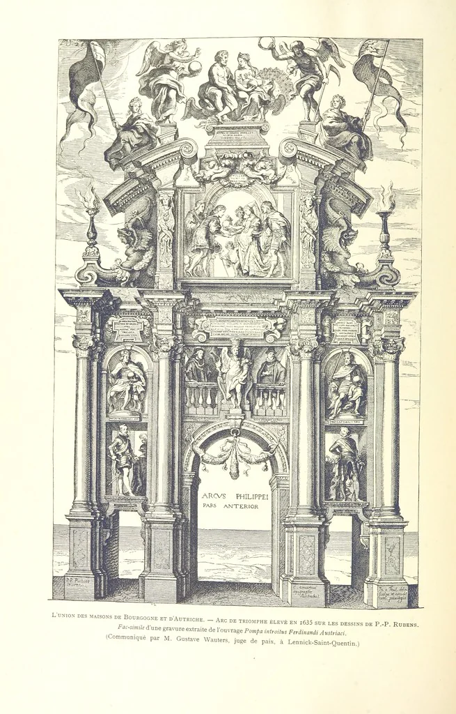 An illustration from Anvers à travers les âges, 1887, leaf 130