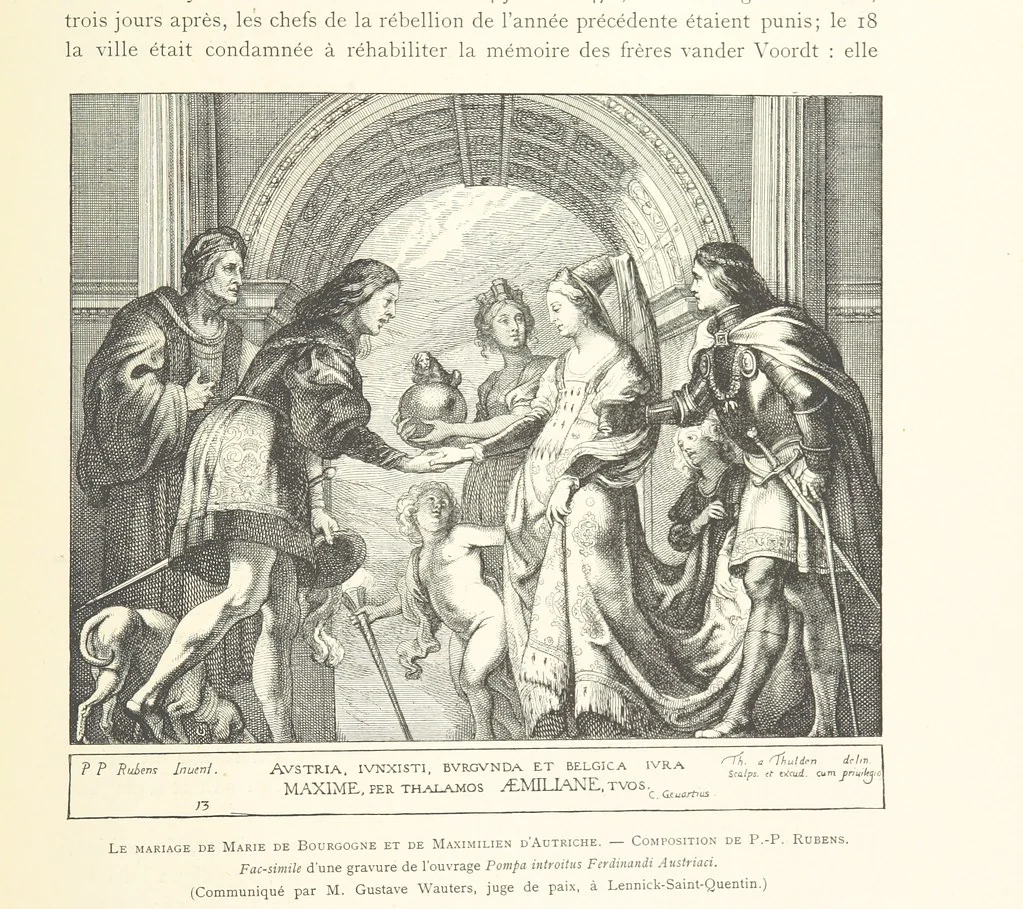 An illustration from Anvers à travers les âges, 1887, leaf 131