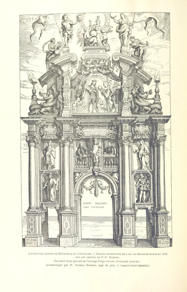 An illustration from Anvers à travers les âges, 1887, leaf 134