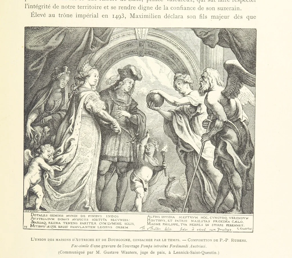 An illustration from Anvers à travers les âges, 1887, leaf 135