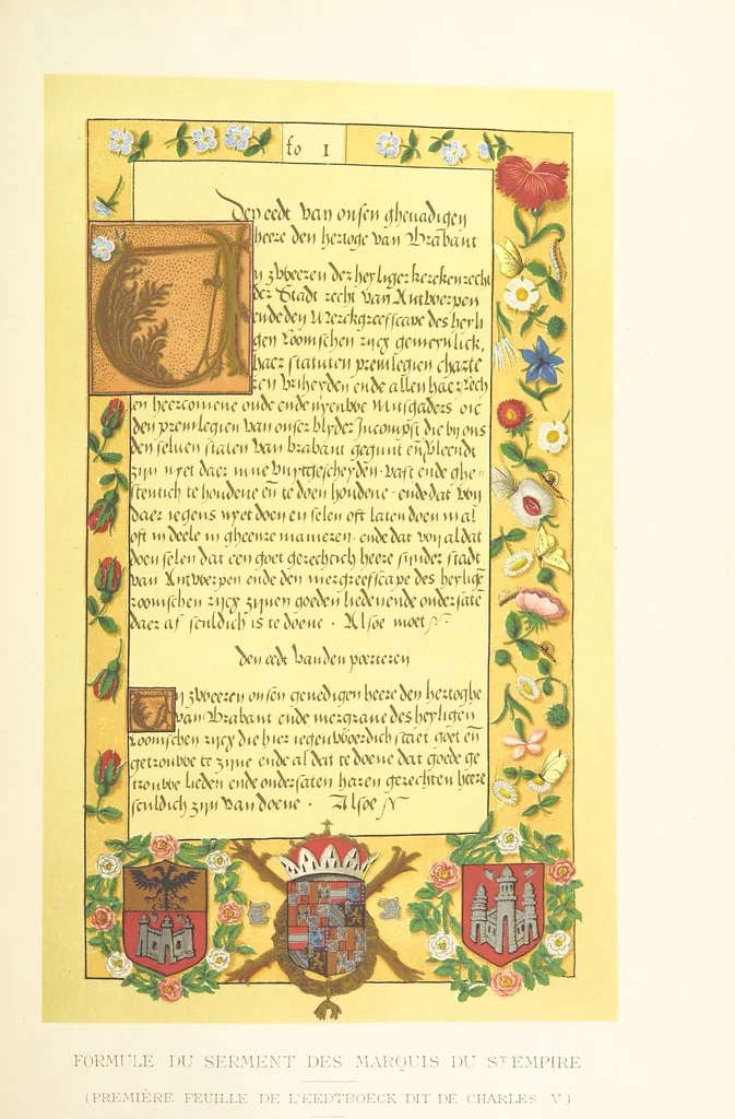 An illustration from Anvers à travers les âges, 1887, leaf 141