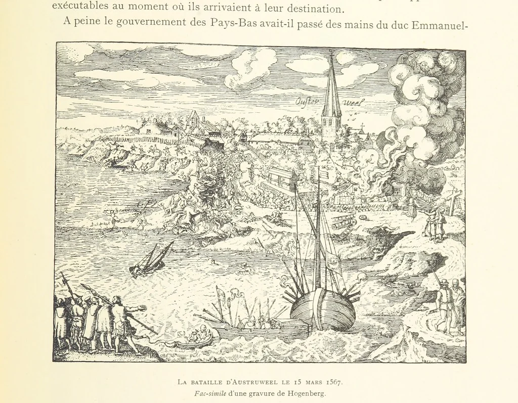 An illustration from Anvers à travers les âges, 1887, leaf 159