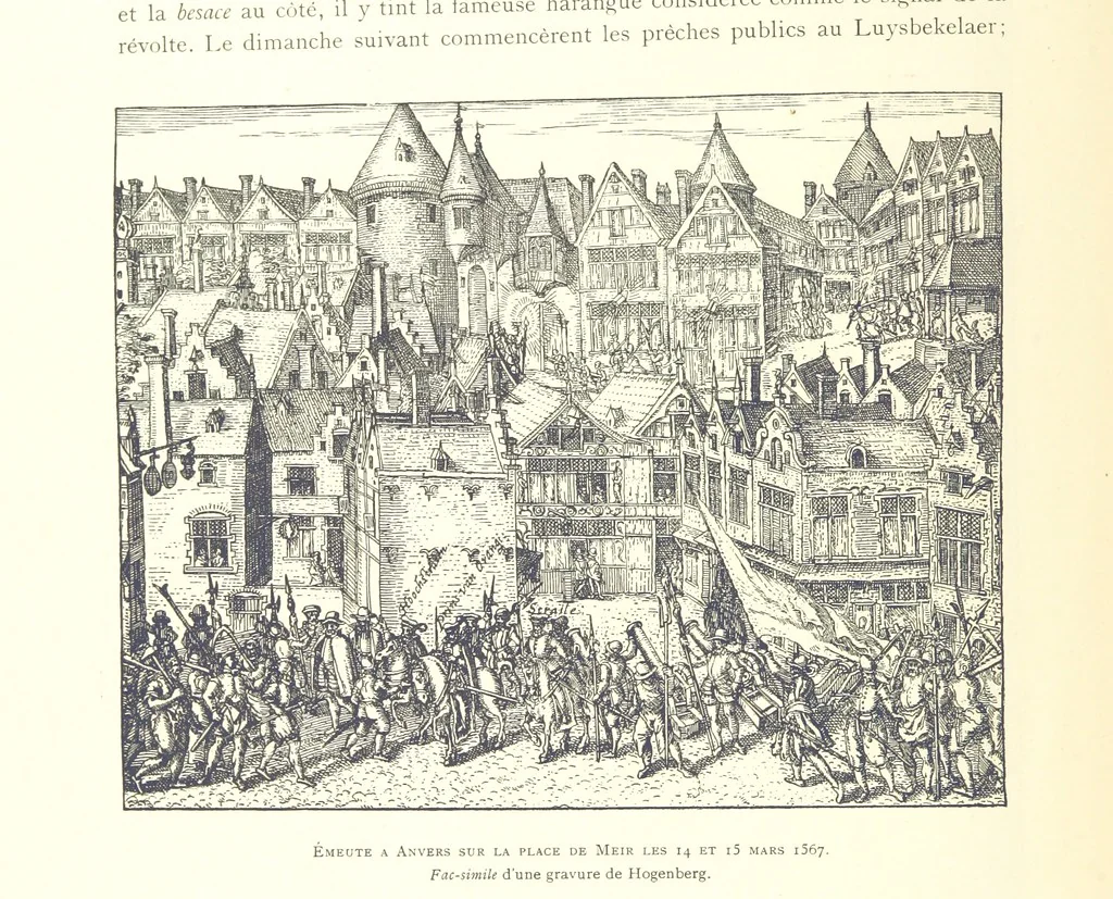 An illustration from Anvers à travers les âges, 1887, leaf 162