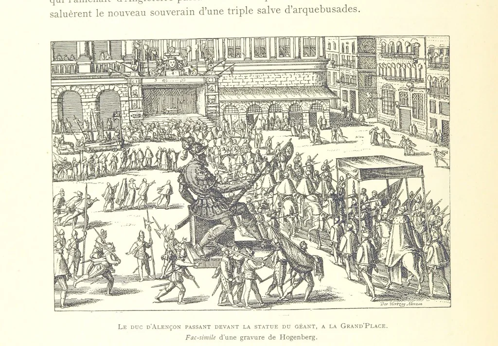 An illustration from Anvers à travers les âges, 1887, leaf 170