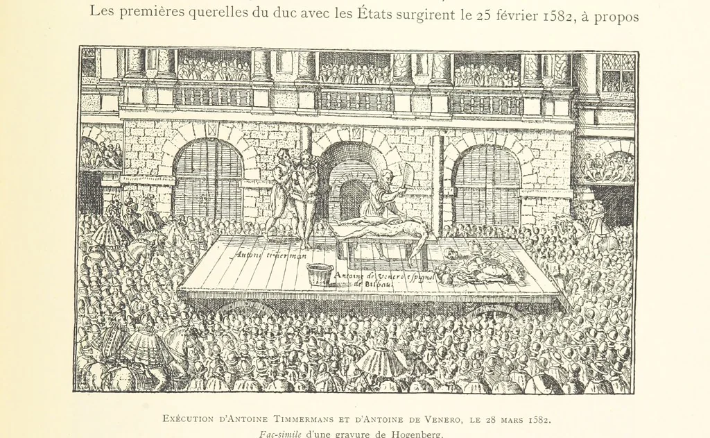 An illustration from Anvers à travers les âges, 1887, leaf 173