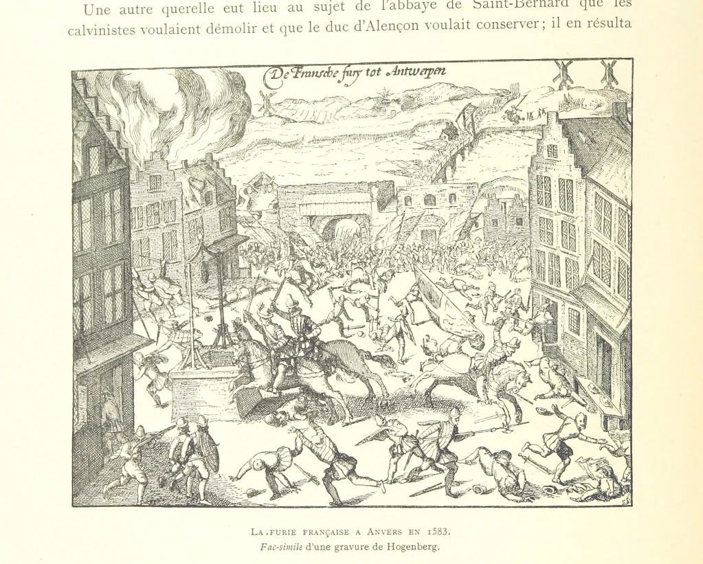 An illustration from Anvers à travers les âges, 1887, leaf 174
