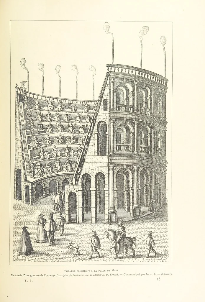 An illustration from Anvers à travers les âges, 1887, leaf 185