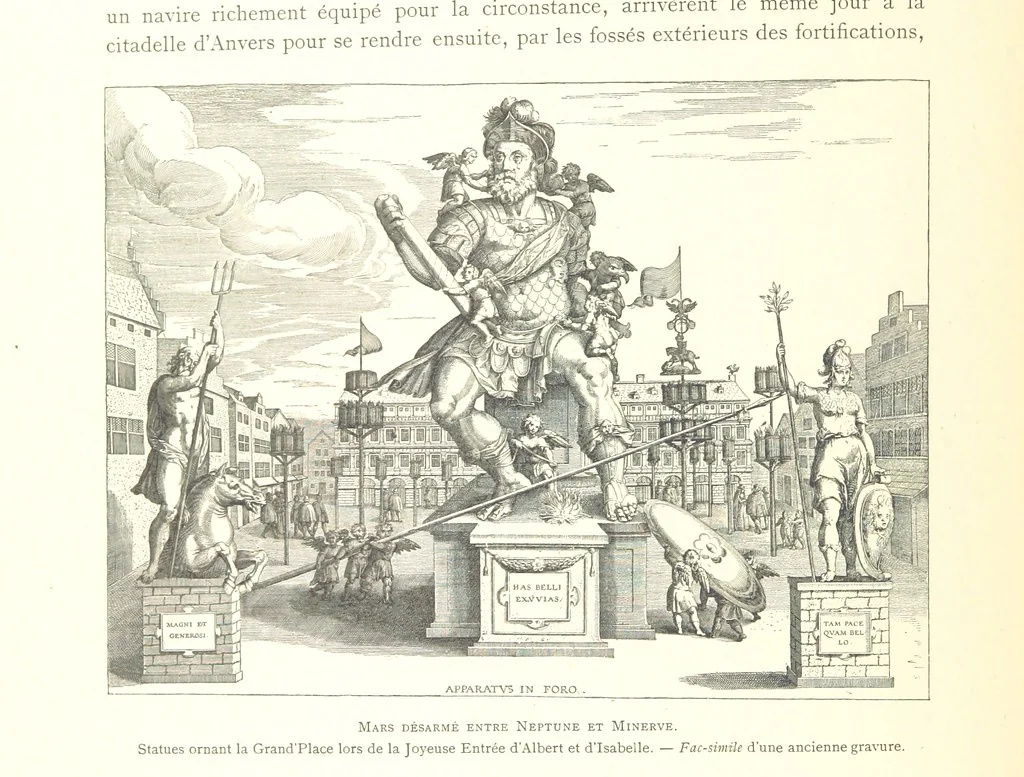 An illustration from Anvers à travers les âges, 1887, leaf 194