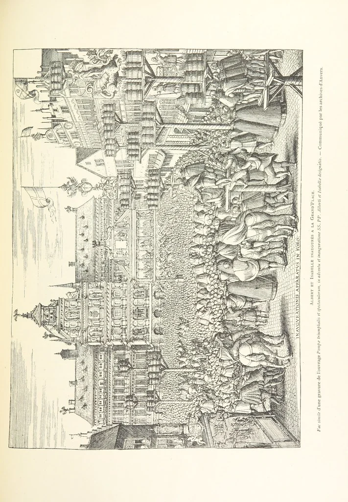 An illustration from Anvers à travers les âges, 1887, leaf 197