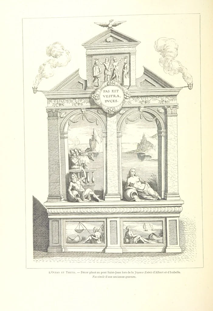 An illustration from Anvers à travers les âges, 1887, leaf 200