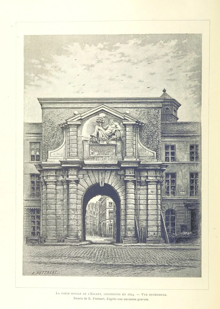 An illustration from Anvers à travers les âges, 1887, leaf 204