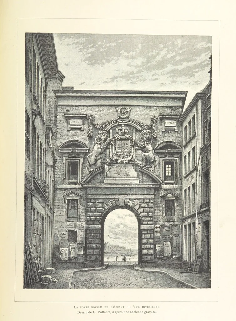 An illustration from Anvers à travers les âges, 1887, leaf 205