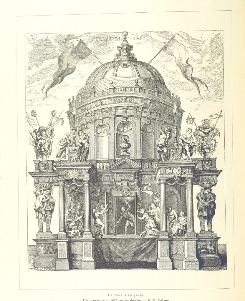 An illustration from Anvers à travers les âges, 1887, leaf 212