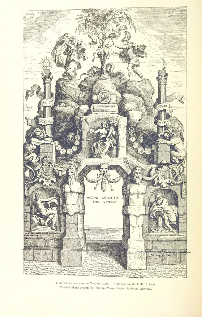 An illustration from Anvers à travers les âges, 1887, leaf 228