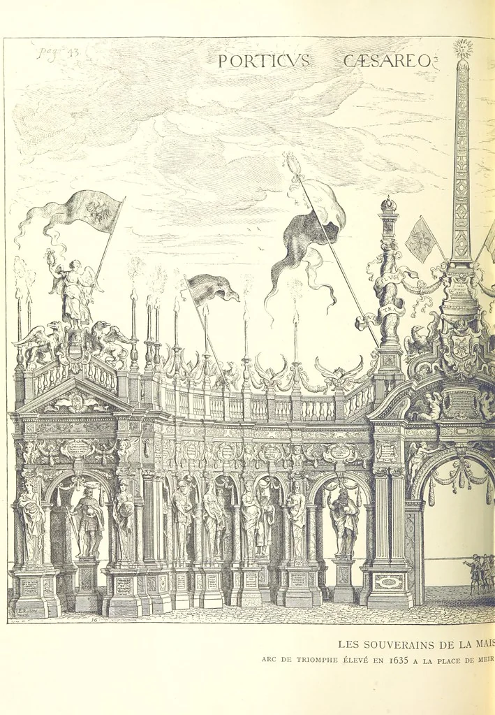 An illustration from Anvers à travers les âges, 1887, leaf 232