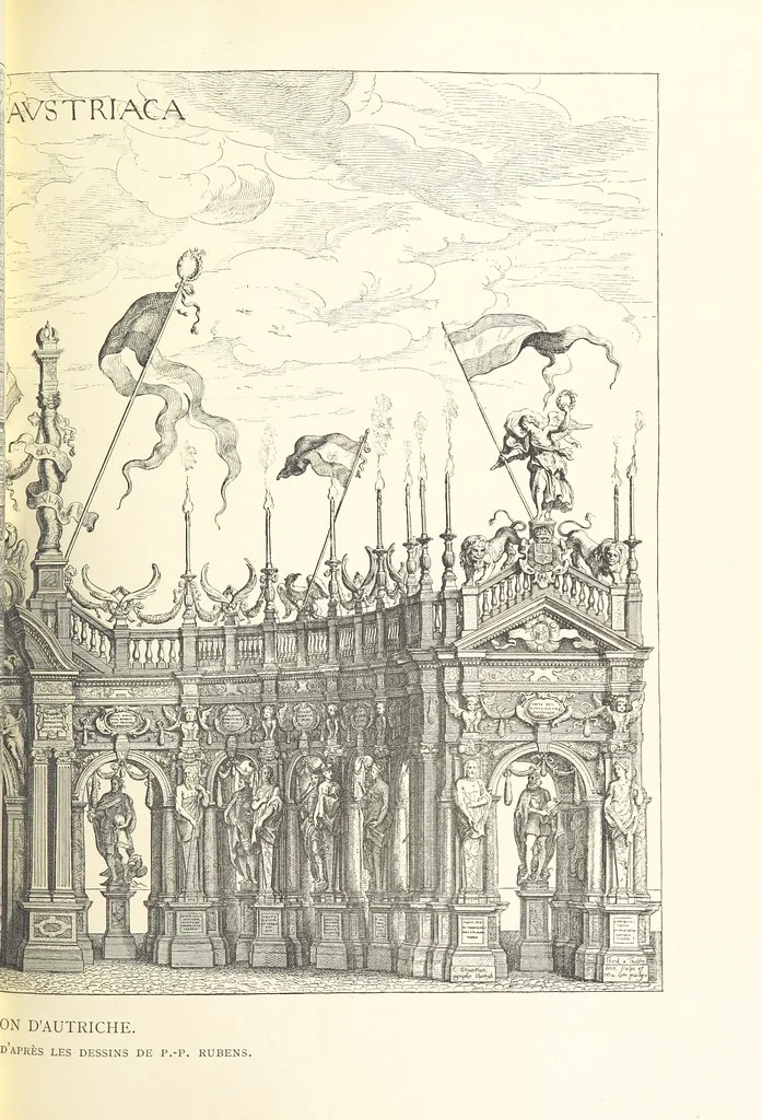An illustration from Anvers à travers les âges, 1887, leaf 233