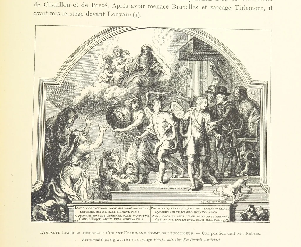 An illustration from Anvers à travers les âges, 1887, leaf 237