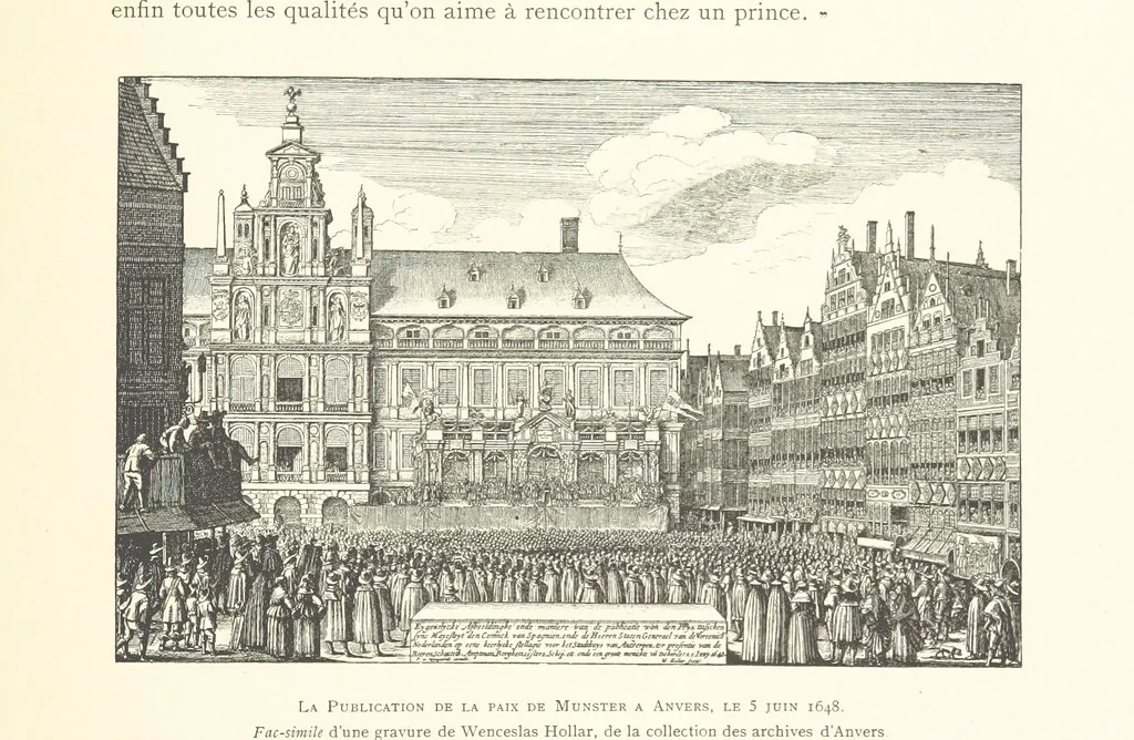 An illustration from Anvers à travers les âges, 1887, leaf 245
