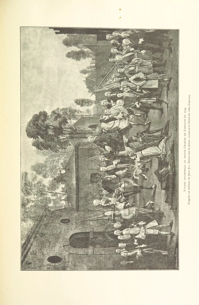 An illustration from Anvers à travers les âges, 1887, leaf 297