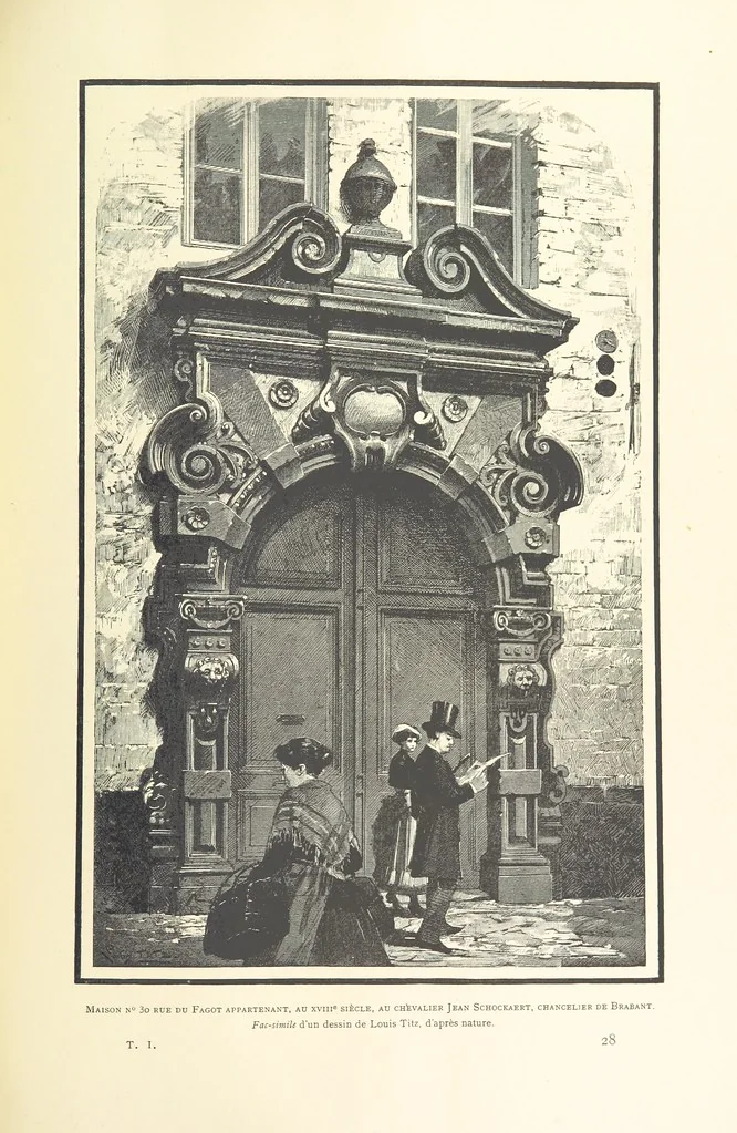 An illustration from Anvers à travers les âges, 1887, leaf 301
