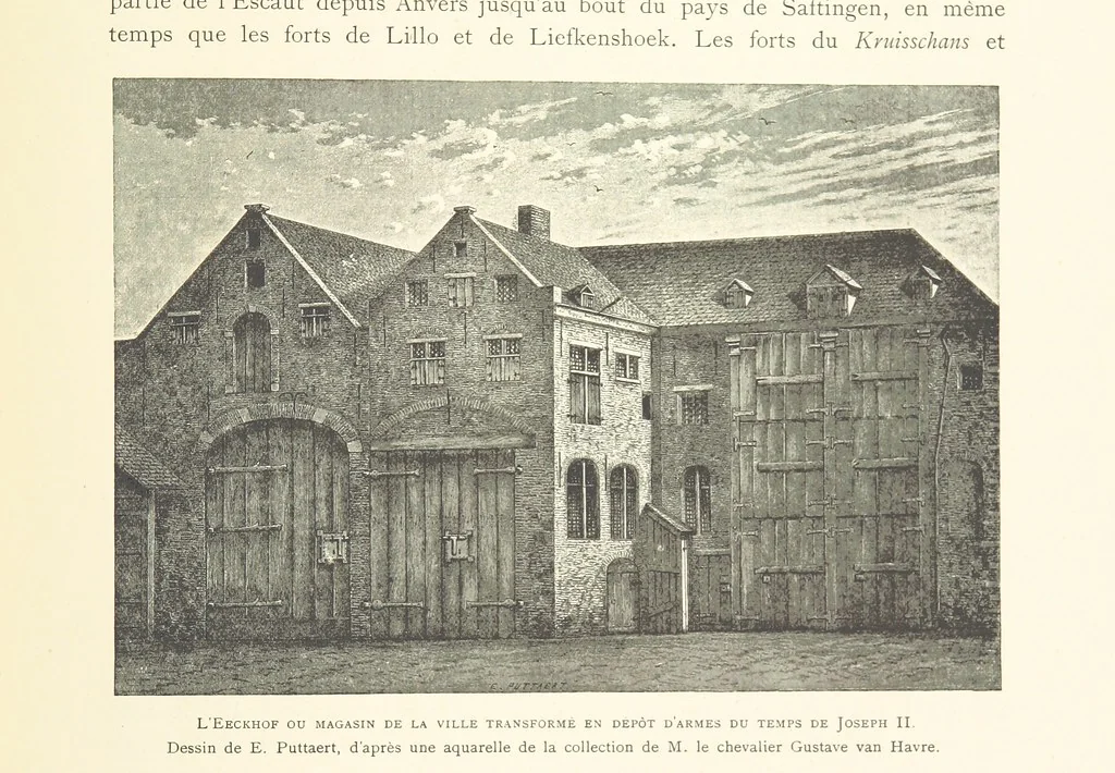 An illustration from Anvers à travers les âges, 1887, leaf 321