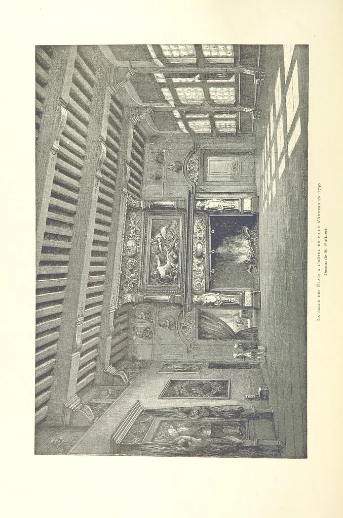 An illustration from Anvers à travers les âges, 1887, leaf 336
