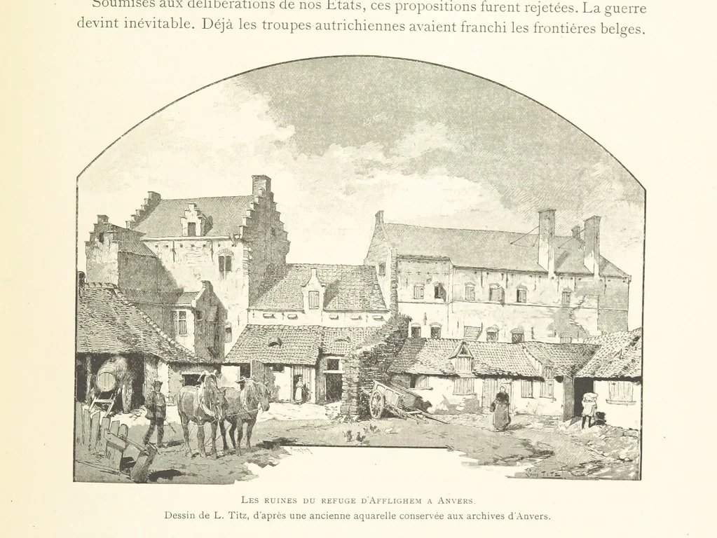 An illustration from Anvers à travers les âges, 1887, leaf 353