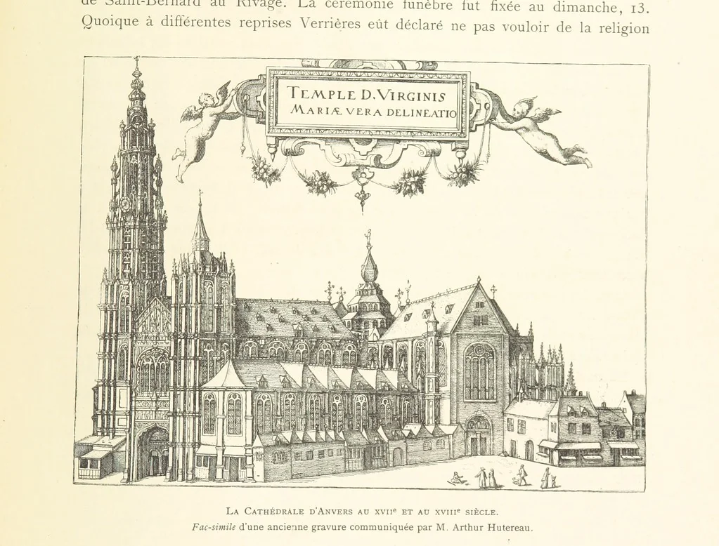 An illustration from Anvers à travers les âges, 1887, leaf 373