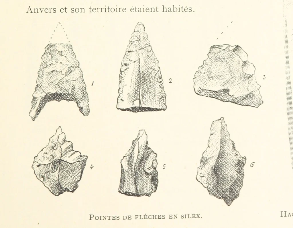 An illustration from Anvers à travers les âges, 1887, leaf 45