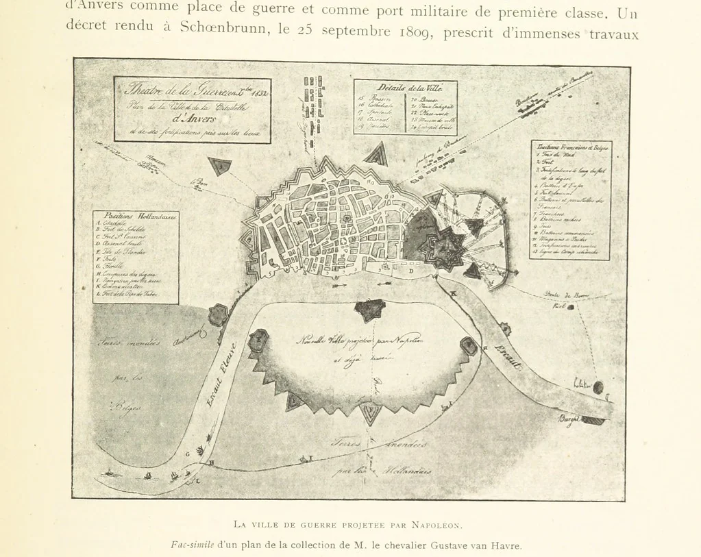 An illustration from Anvers à travers les âges, 1887, leaf 453