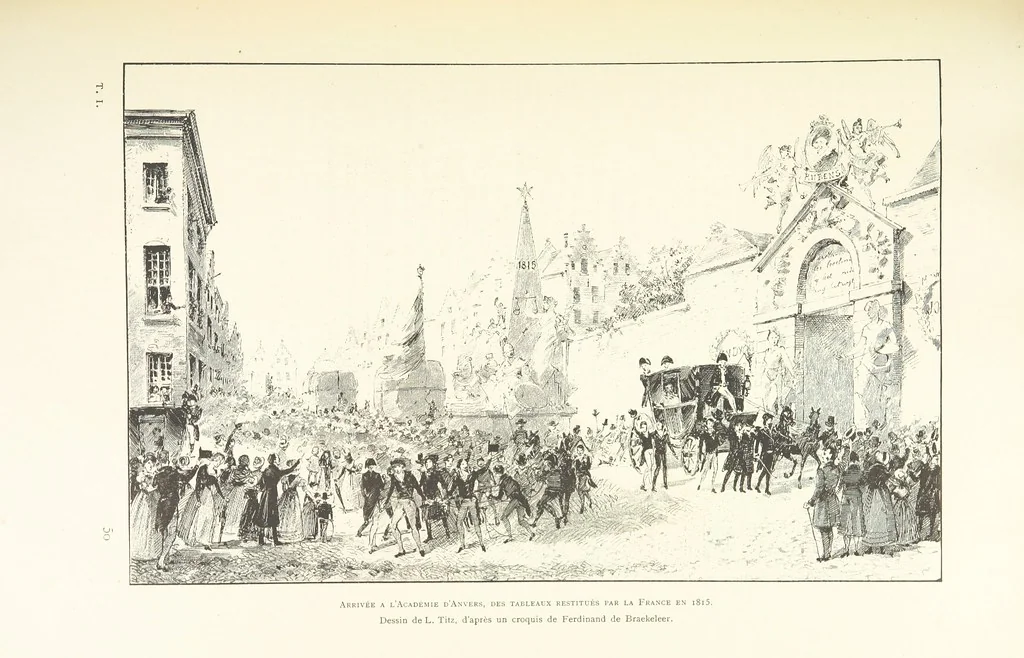 An illustration from Anvers à travers les âges, 1887, leaf 481