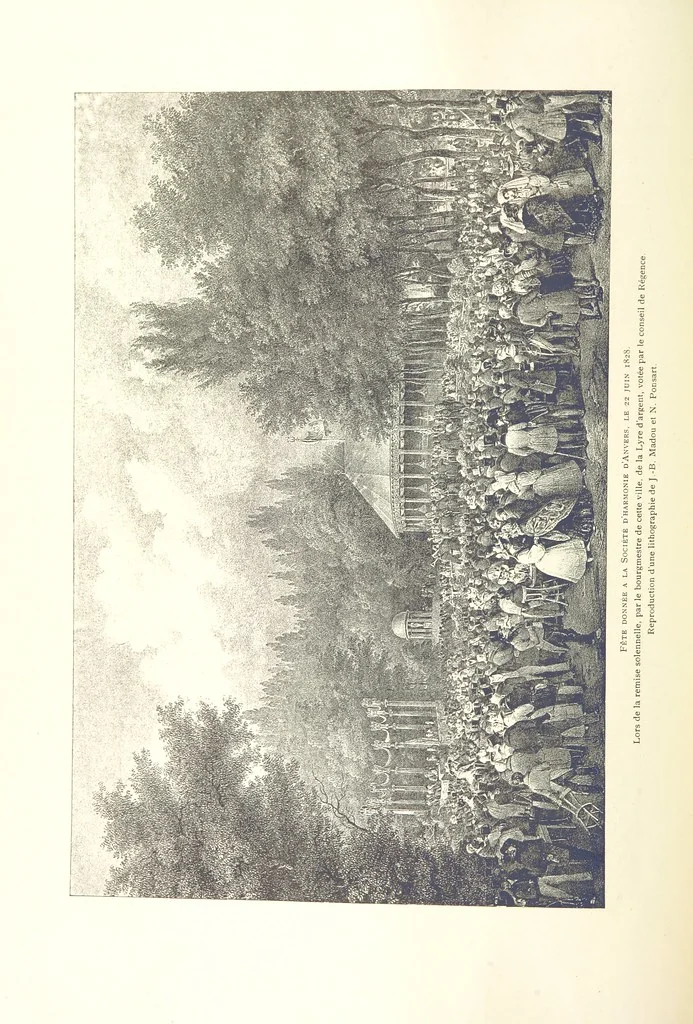 An illustration from Anvers à travers les âges, 1887, leaf 492