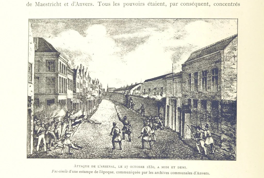 An illustration from Anvers à travers les âges, 1887, leaf 508