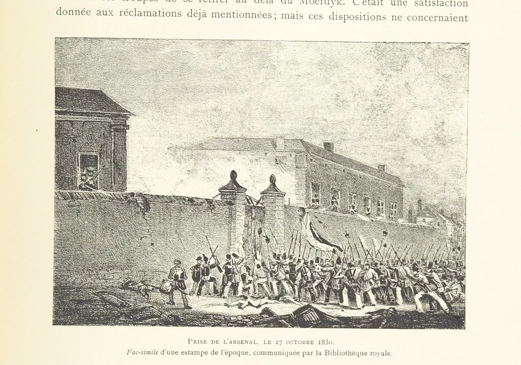 An illustration from Anvers à travers les âges, 1887, leaf 509