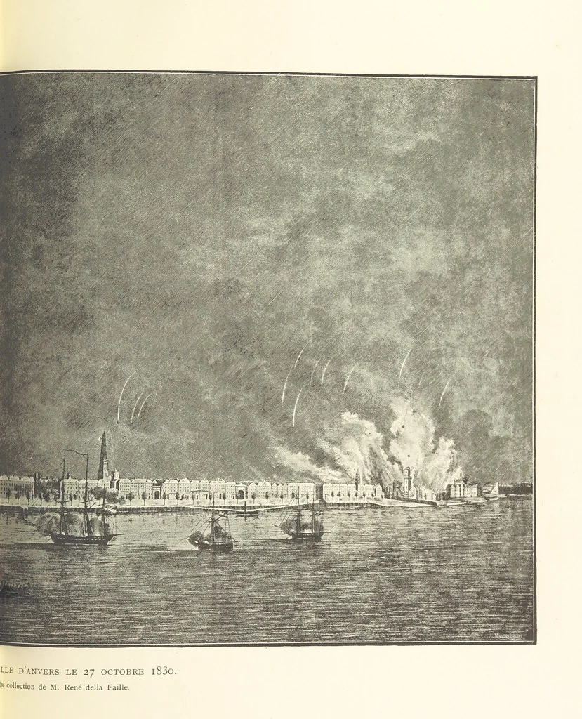 An illustration from Anvers à travers les âges, 1887, leaf 515
